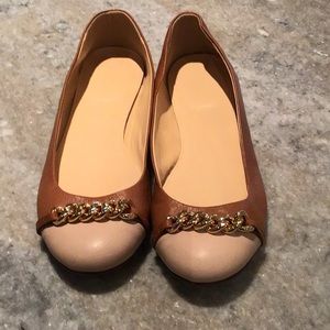 J Crew Cap Toe Ballet Flats size 7